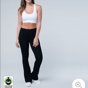 Pact Organic Stretch-fit Flare Pants